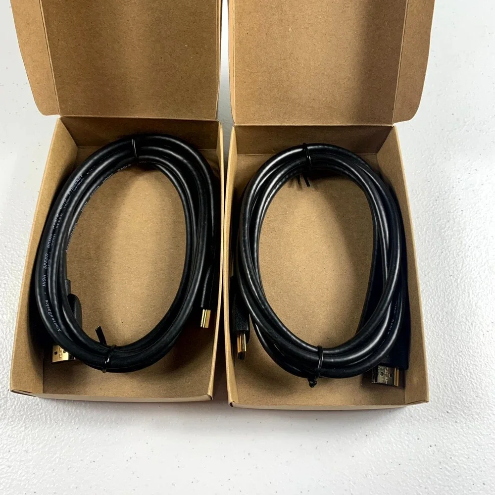AmazonBasics High-Speed HDMI Cable 6 ft 4K 60Hz 2.0 Cord B014I8SSDO - Lot of 2‎